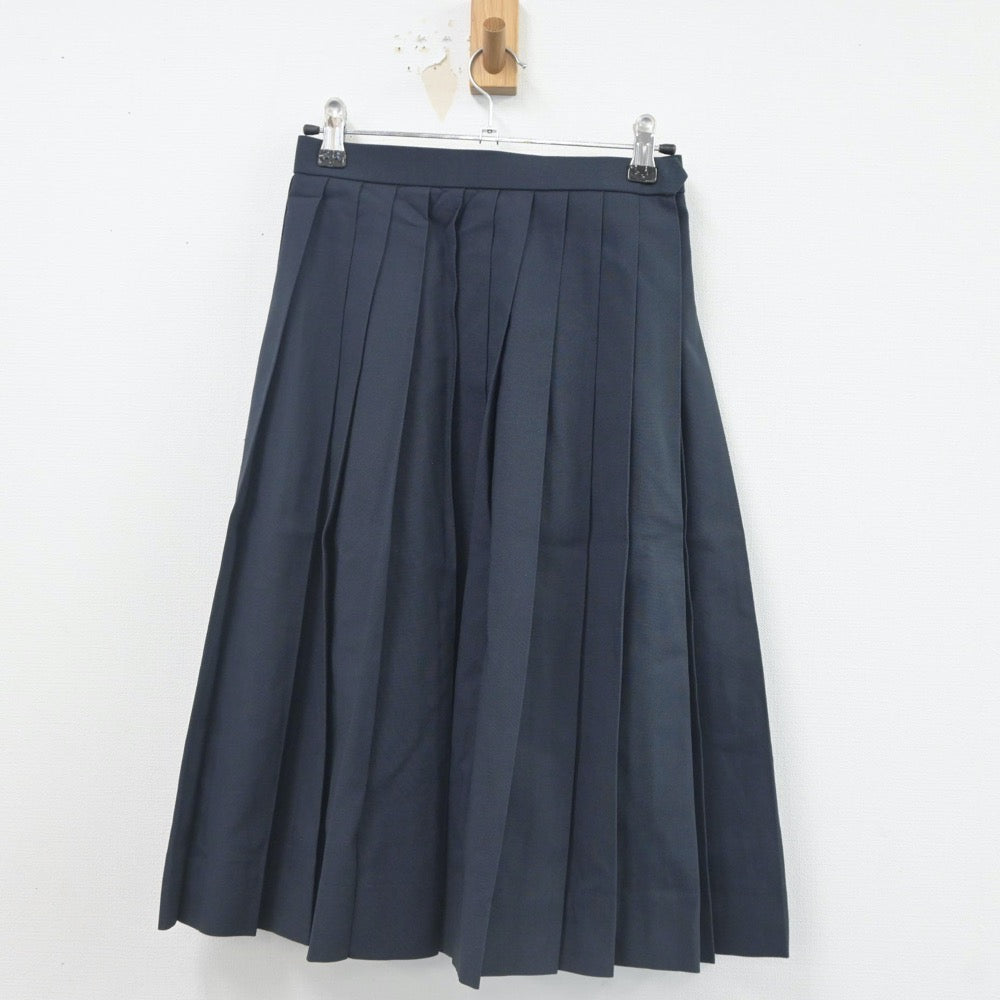 【中古】石川県 津幡中学校 女子制服 2点（セーラー服・スカート）sf023675