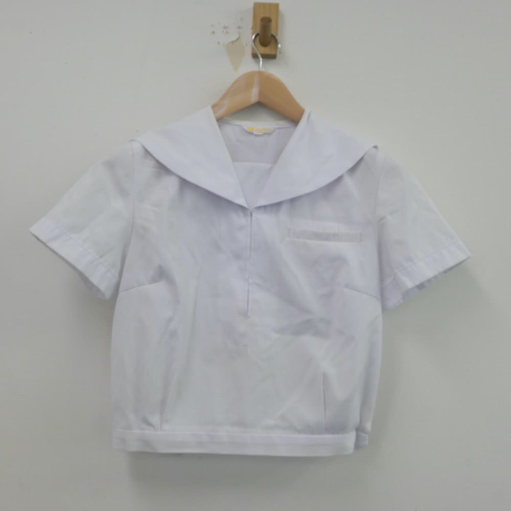 【中古】石川県 津幡中学校 女子制服 2点（セーラー服）sf023677