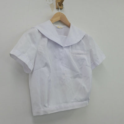 【中古】石川県 津幡中学校 女子制服 2点（セーラー服）sf023677