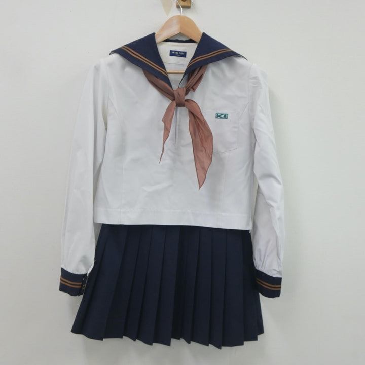 【中古制服】茨城県 鹿島高等学校 女子制服 3点（セーラー服・スカート）sf023681【リサイクル学生服】 | 中古制服通販パレイド