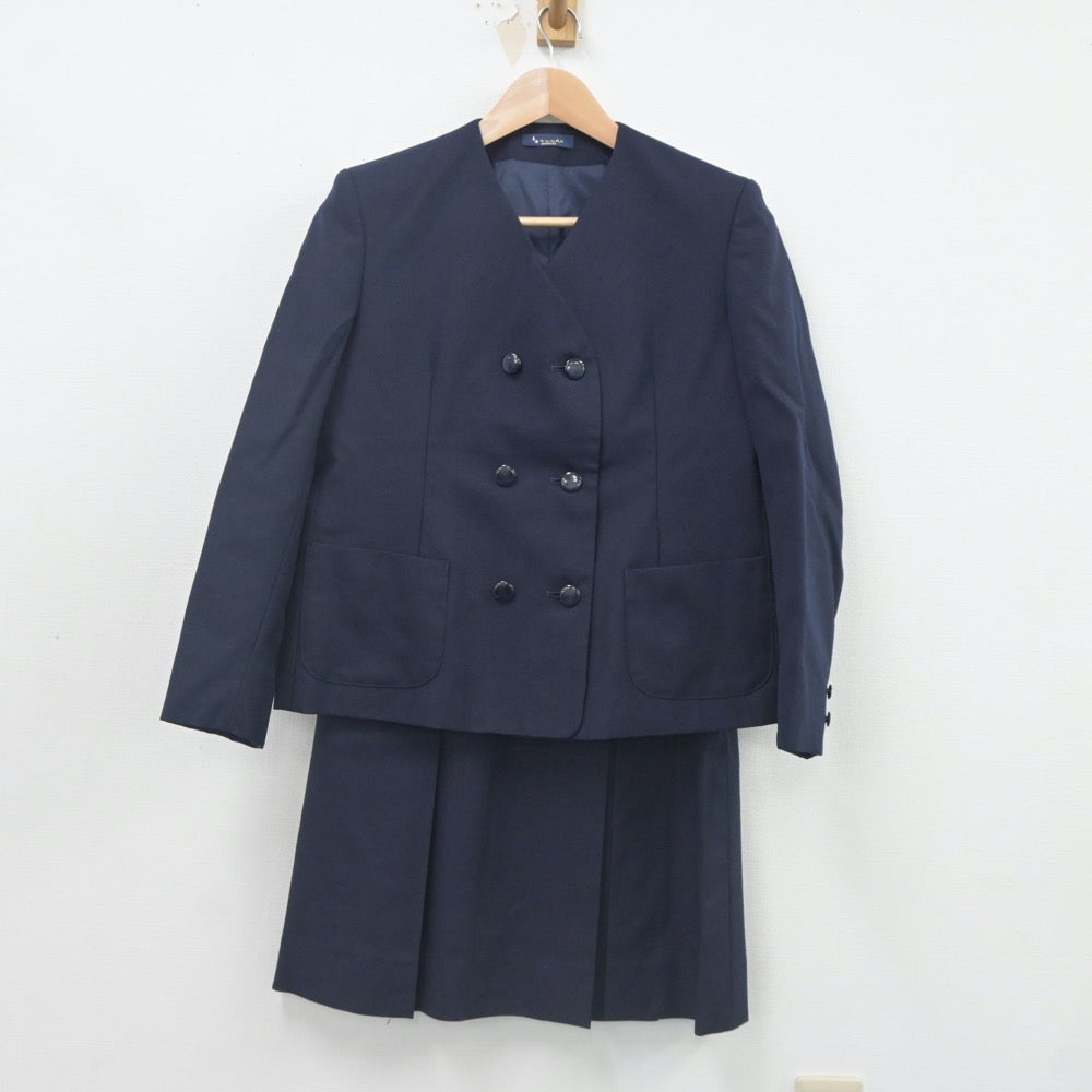 【中古】静岡県 豊田中学校 女子制服 2点（ブレザー・スカート）sf023684