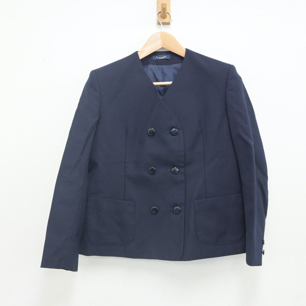 【中古】静岡県 豊田中学校 女子制服 2点（ブレザー・スカート）sf023684