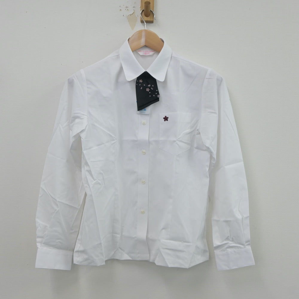 【中古】山口県 山口県桜ケ丘高等学校 女子制服 5点（ブレザー・ニット・シャツ・シャツ）sf023688