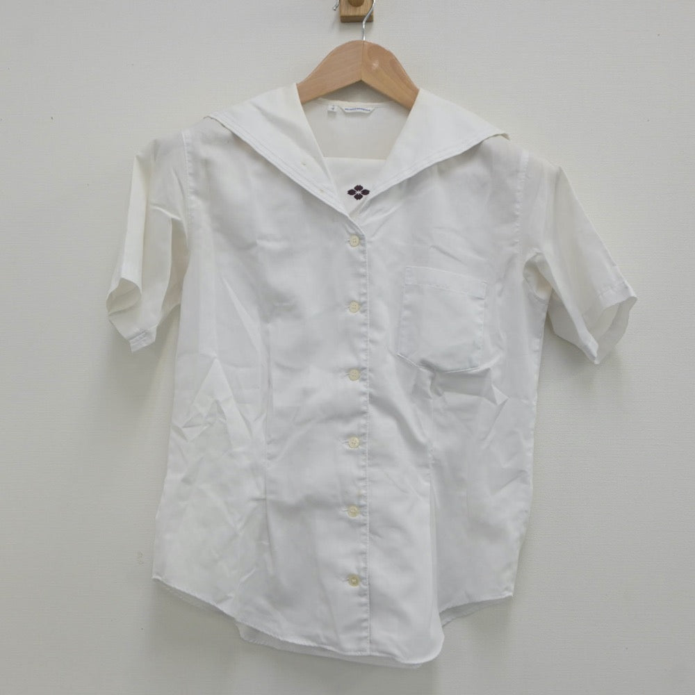 【中古】群馬県 共愛学園高等学校 女子制服 2点（シャツ・スカート）sf023706