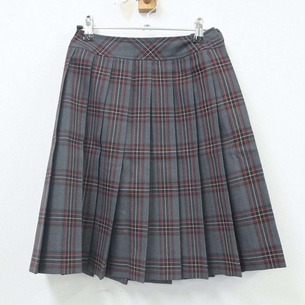 【中古】東京都 帝京八王子高等学校 女子制服 2点（ニット・スカート）sf023723