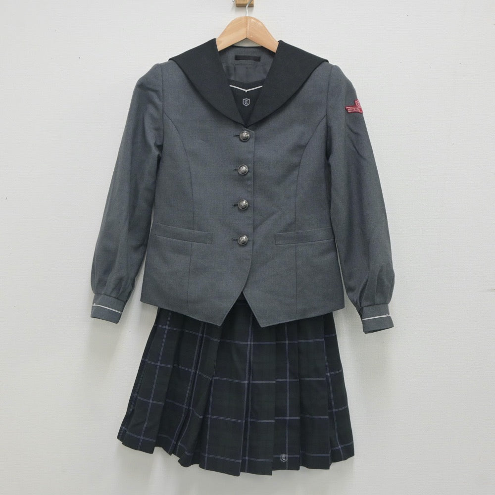 【中古】愛知県 杜若高等学校 女子制服 2点（ブレザー・スカート）sf023729
