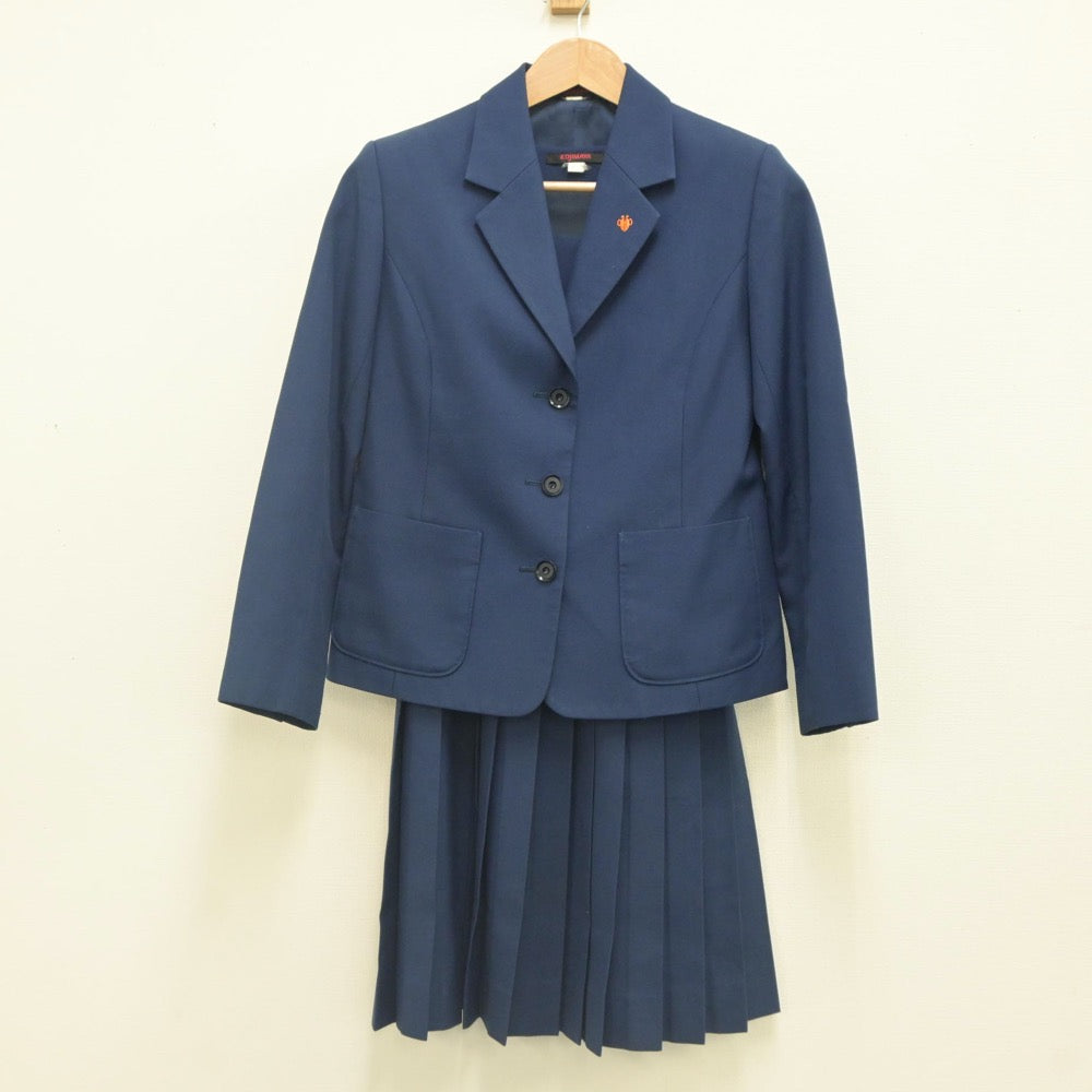 【中古】高知県 高知大学附属中学校 女子制服 2点（ブレザー・ジャンパースカート）sf023736