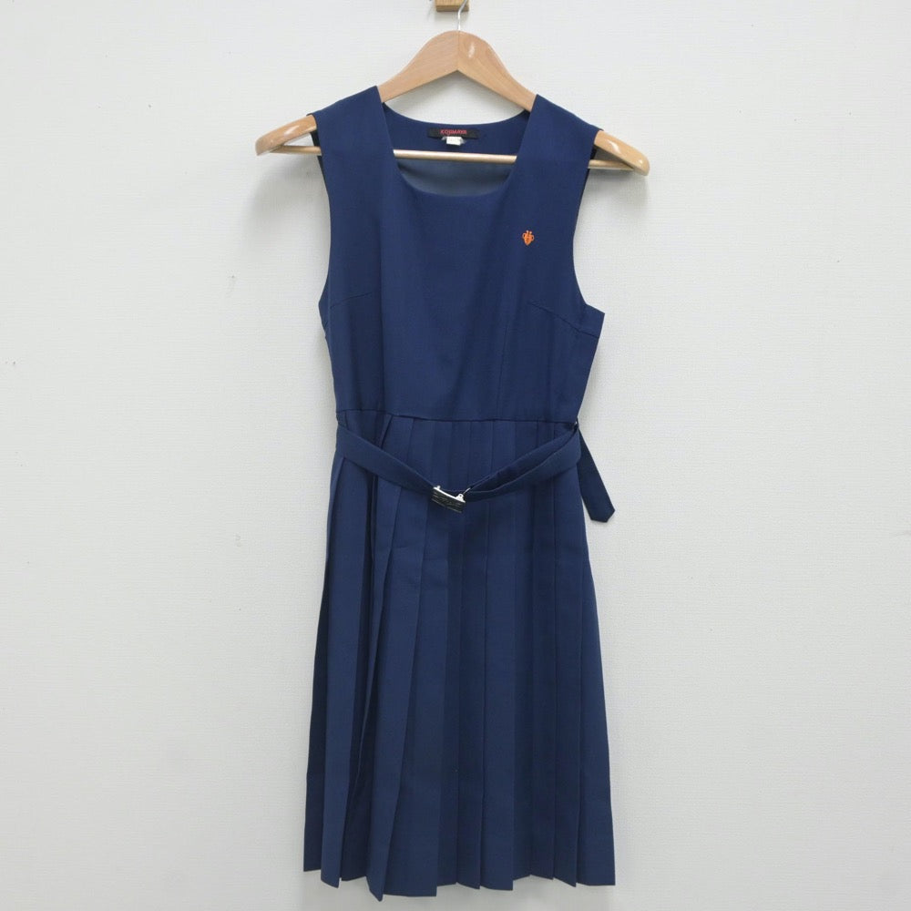 【中古】高知県 高知大学附属中学校 女子制服 2点（ブレザー・ジャンパースカート）sf023736