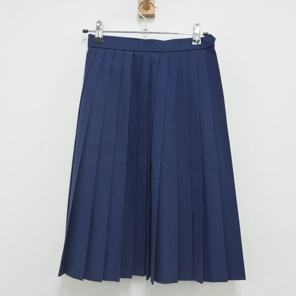 【中古】高知県 高知大学附属中学校 女子制服 4点（シャツ・スカート）sf023737