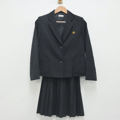 【中古】高知県 小津高等学校 女子制服 2点（ブレザー・スカート）sf023738