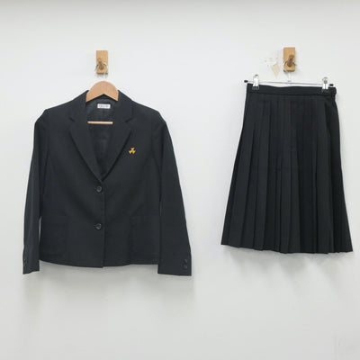 【中古】高知県 小津高等学校 女子制服 2点（ブレザー・スカート）sf023738