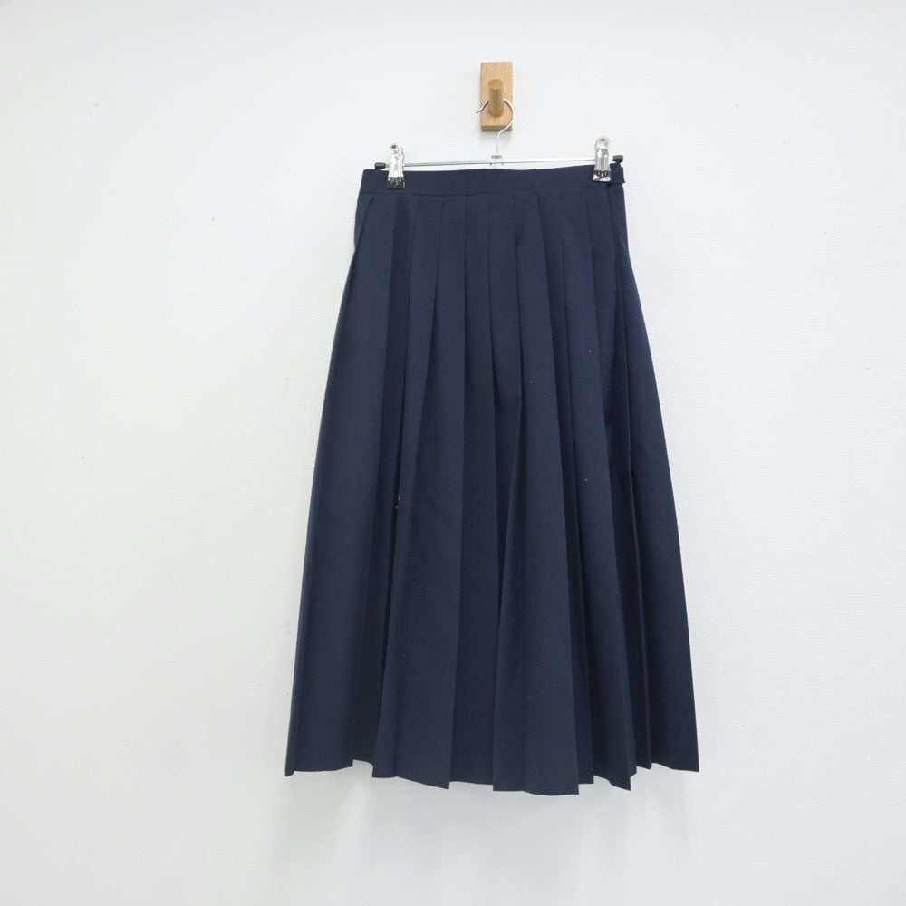 【中古】千葉県 習志野市立第一中学校 女子制服 3点（シャツ・ベスト・スカート）sf023748