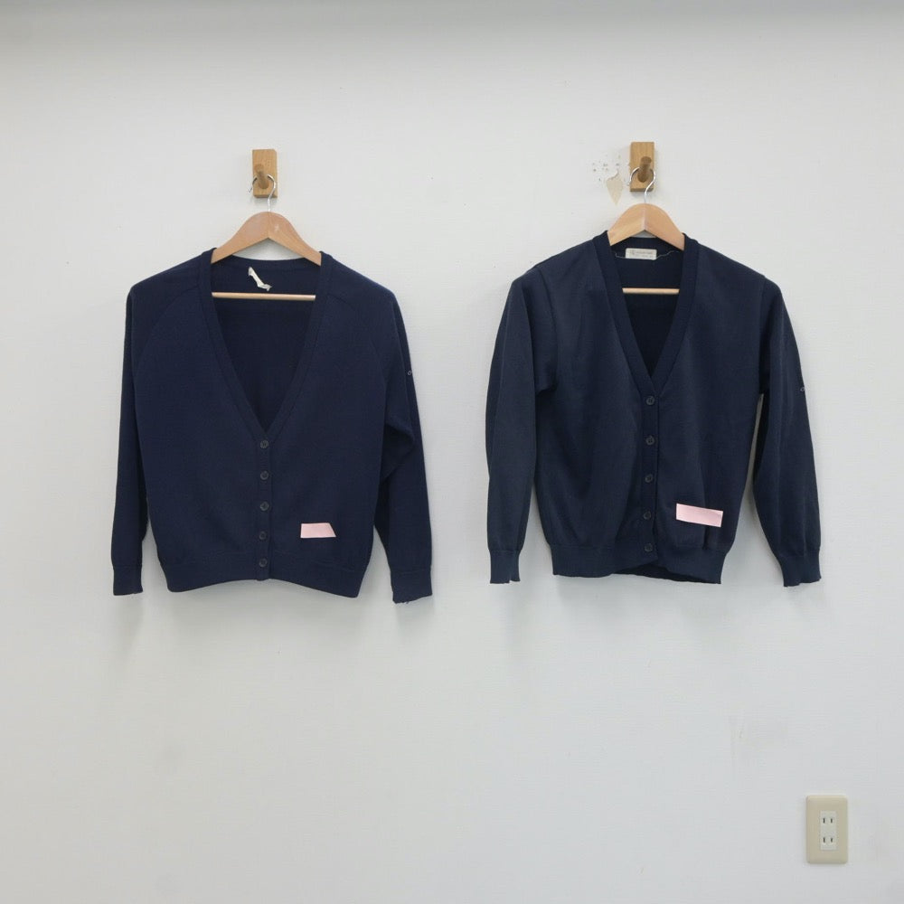 【中古】大阪府 明浄学院高等学校 女子制服 2点（ニット）sf023771