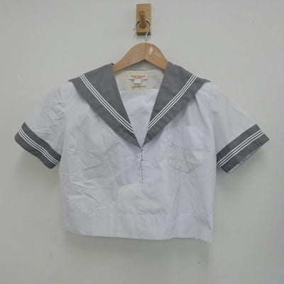 【中古】大阪府 明浄学院高等学校 女子制服 2点（セーラー服・スカート）sf023772