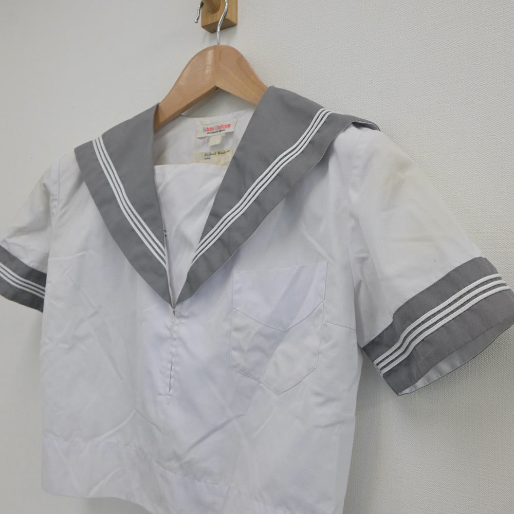 【中古】大阪府 明浄学院高等学校 女子制服 1点（セーラー服）sf023773