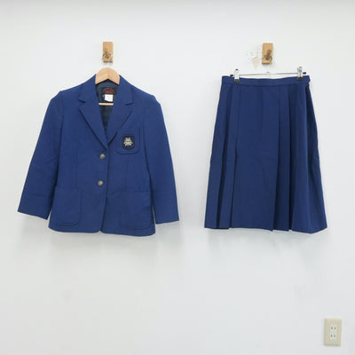 【中古】広島県 広島市立栗原中学校 女子制服 2点（ブレザー・スカート）sf023778