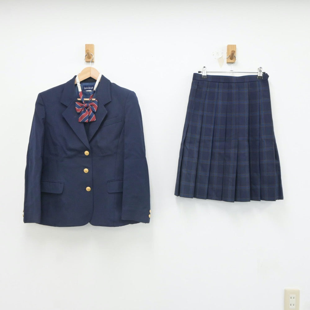 【中古】北海道 北海道札幌東商業高等学校 女子制服 3点（ブレザー・スカート）sf023784