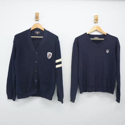 【中古】兵庫県 園田学園高等学校 女子制服 2点（ニット・ニット）sf023797