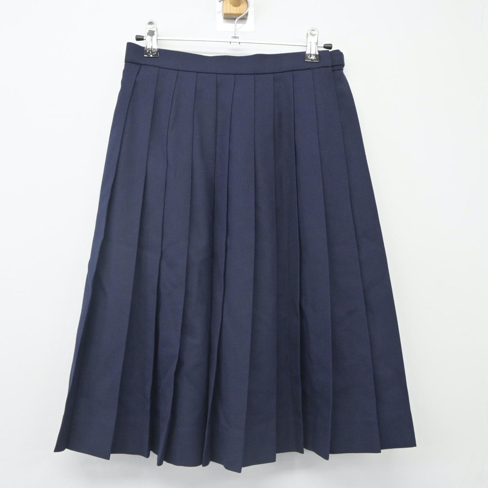 【中古】北海道 釧路景雲中学校 女子制服 4点（ブレザー・ベスト・スカート）sf023803