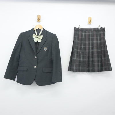 【中古】千葉県 沼南高柳高等学校 女子制服 3点（ブレザー・スカート）sf023808