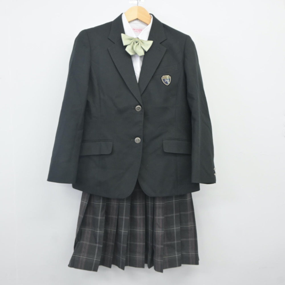 【中古】千葉県 沼南高柳高等学校 女子制服 4点（ブレザー・シャツ・スカート）sf023810