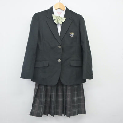 【中古】千葉県 沼南高柳高等学校 女子制服 4点（ブレザー・シャツ・スカート）sf023810