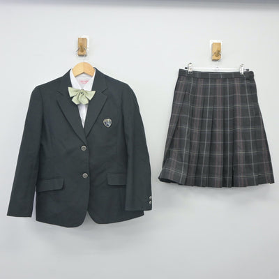 【中古】千葉県 沼南高柳高等学校 女子制服 4点（ブレザー・シャツ・スカート）sf023810