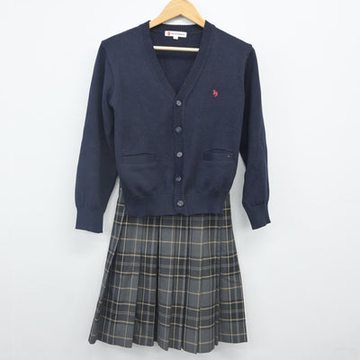 【中古】東京都 上水高等学校 女子制服 3点（ブレザー・ニット・スカート）sf023811