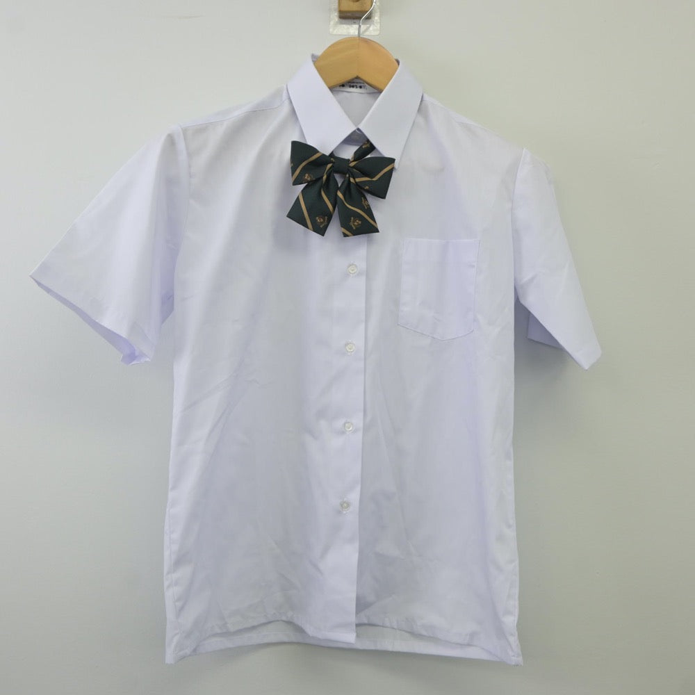 【中古】東京都 上水高等学校 女子制服 4点（シャツ・ニットベスト・スカート）sf023812