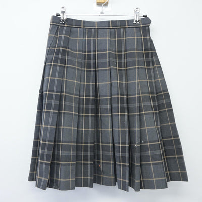 【中古】東京都 上水高等学校 女子制服 4点（シャツ・ニットベスト・スカート）sf023812