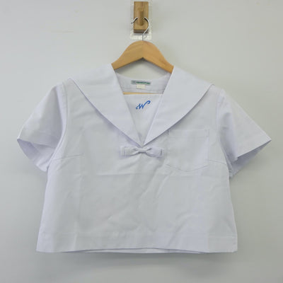 【中古】長崎県 長崎西高等学校 女子制服 2点（セーラー服・スカート）sf023815