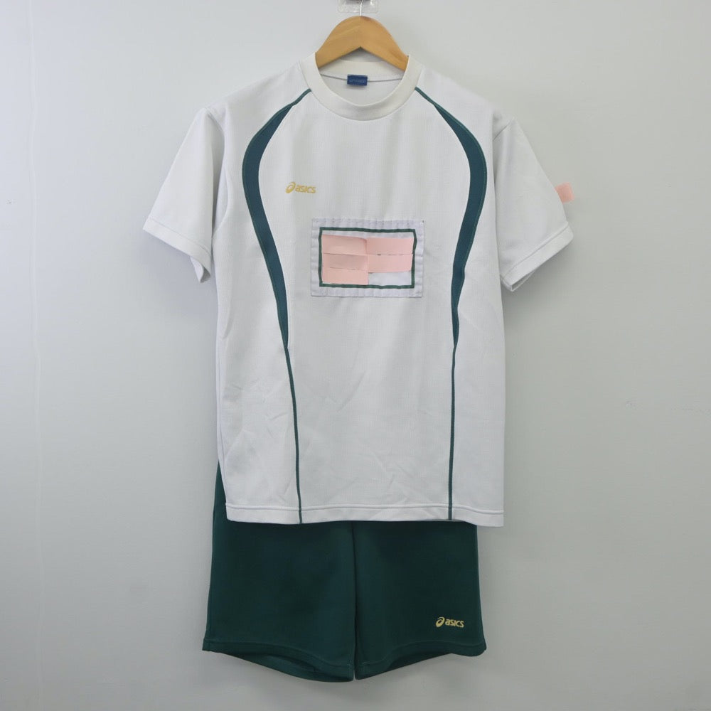 【中古】熊本県 水俣高等学校 女子制服 2点（体操服 上・体操服 下）sf023820