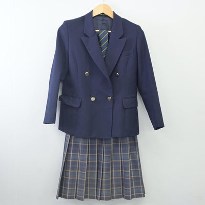 【中古】東京都 武蔵野北高等学校 女子制服 4点（ブレザー・スカート）sf023824