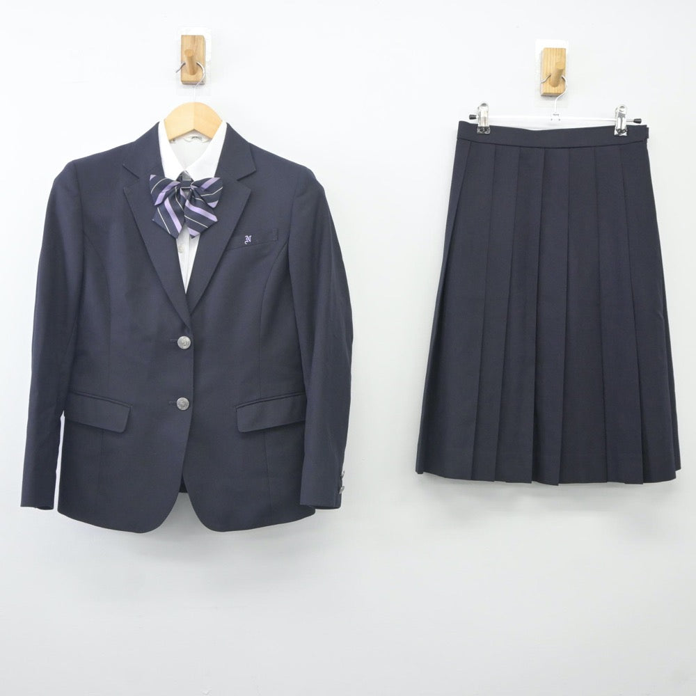 【中古】岐阜県 多治見西高等学校 女子制服 4点（ブレザー・シャツ・スカート）sf023825