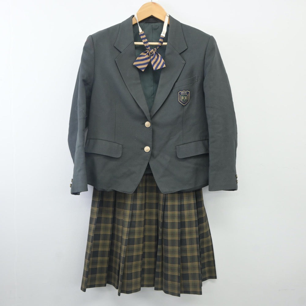 【中古】石川県 大聖寺高等学校 女子制服 3点（ブレザー・スカート）sf023838