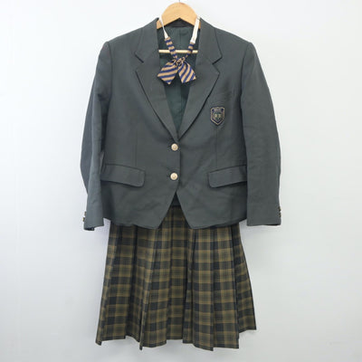 【中古】石川県 大聖寺高等学校 女子制服 3点（ブレザー・スカート）sf023838