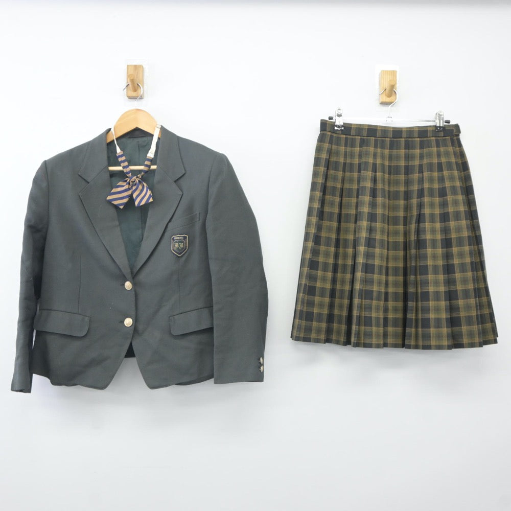 【中古】石川県 大聖寺高等学校 女子制服 3点（ブレザー・スカート）sf023838