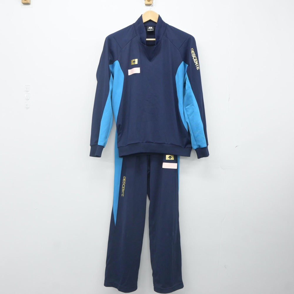 【中古】三重県 桑名西高等学校 女子制服 2点（ジャージ 上・ジャージ 下）sf023841