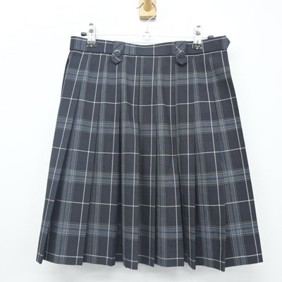 【中古】三重県 桑名西高等学校 女子制服 2点（ニット・スカート）sf023842