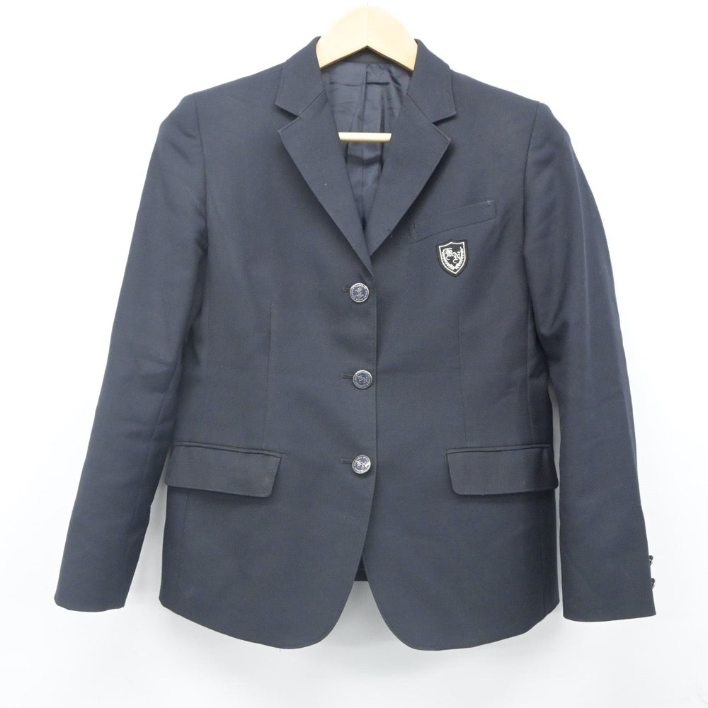 【中古】三重県 桑名西高等学校 女子制服 3点（ブレザー・スカート）sf023843