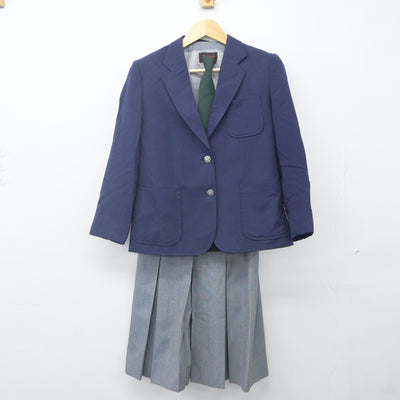 【中古】埼玉県 八潮中学校 女子制服 5点（ブレザー・ベスト・スカート）sf023865