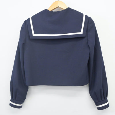 【中古】岩手県 花巻中学校 女子制服 3点（セーラー服・スカート）sf023868