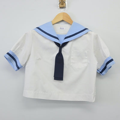 【中古】岩手県 花巻中学校 女子制服 3点（セーラー服・スカート）sf023869