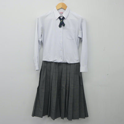 【中古】東京都 御成門中学校 女子制服 4点（ブレザー・シャツ・スカート）sf023872