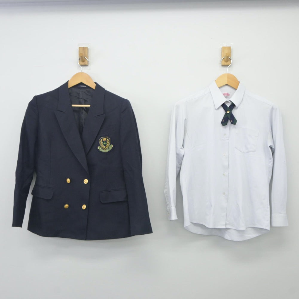 【中古】東京都 御成門中学校 女子制服 4点（ブレザー・シャツ・スカート）sf023872