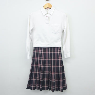 【中古】大阪府 南郷中学校 女子制服 3点（ブレザー・シャツ・スカート）sf023880