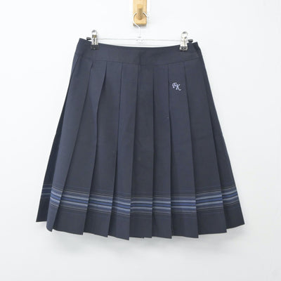 【中古】千葉県 船橋古和釜高等学校 女子制服 2点（シャツ・スカート）sf023887