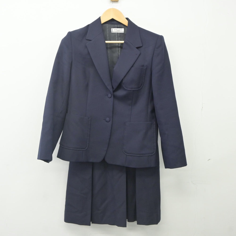 【中古】埼玉県 大宮北高等学校 女子制服 3点（ブレザー・ニット・スカート）sf023898