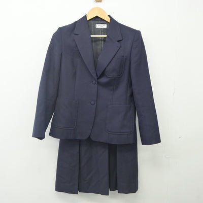 【中古】埼玉県 大宮北高等学校 女子制服 3点（ブレザー・ニット・スカート）sf023898