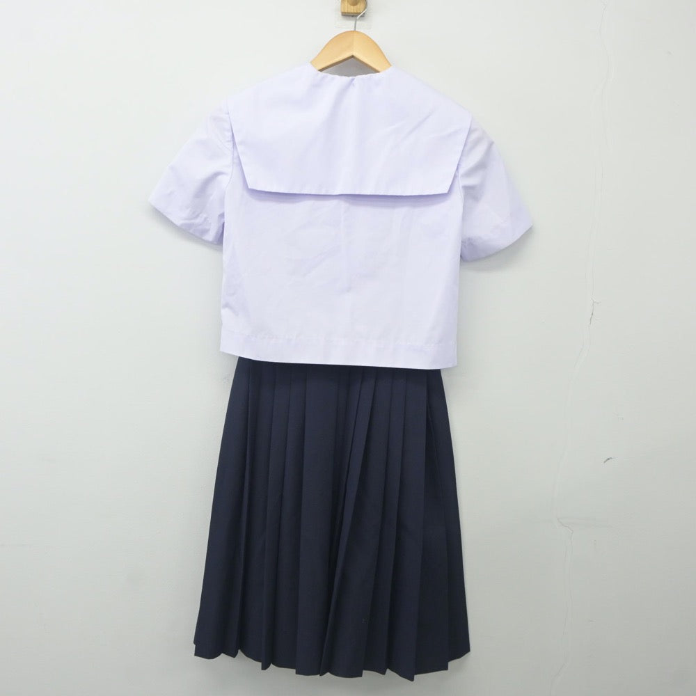 【中古】愛知県 名古屋市立明豊中学校 女子制服 2点（セーラー服・スカート）sf023902